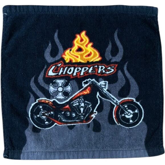 Choppers Flame Motorcycle Micro Towel - Picture 1 of 2